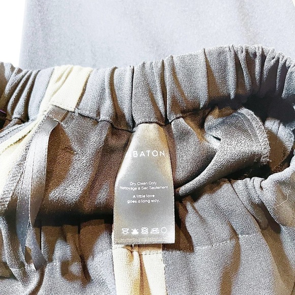 Babaton Black Pants with Green Stripe Size XS - Picture 6 of 7